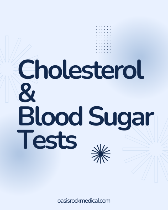 Cholesterol & Blood Sugar Tests